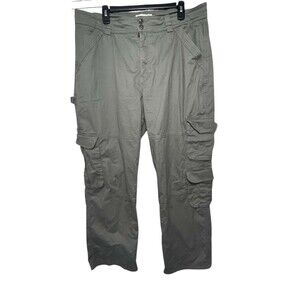Abercrombie & Fitch Y2K Cargo Pants Women's Size 33 x 16 Green Baggy